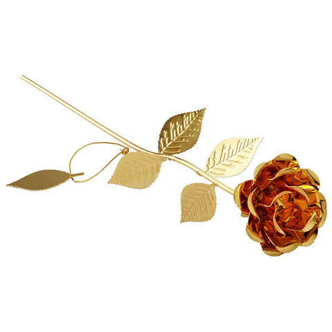 Gold Gilt Plated Rose - 12"