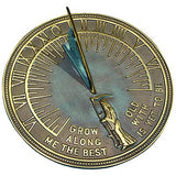 Rome Father Time Sundial and Baluster Pedestal